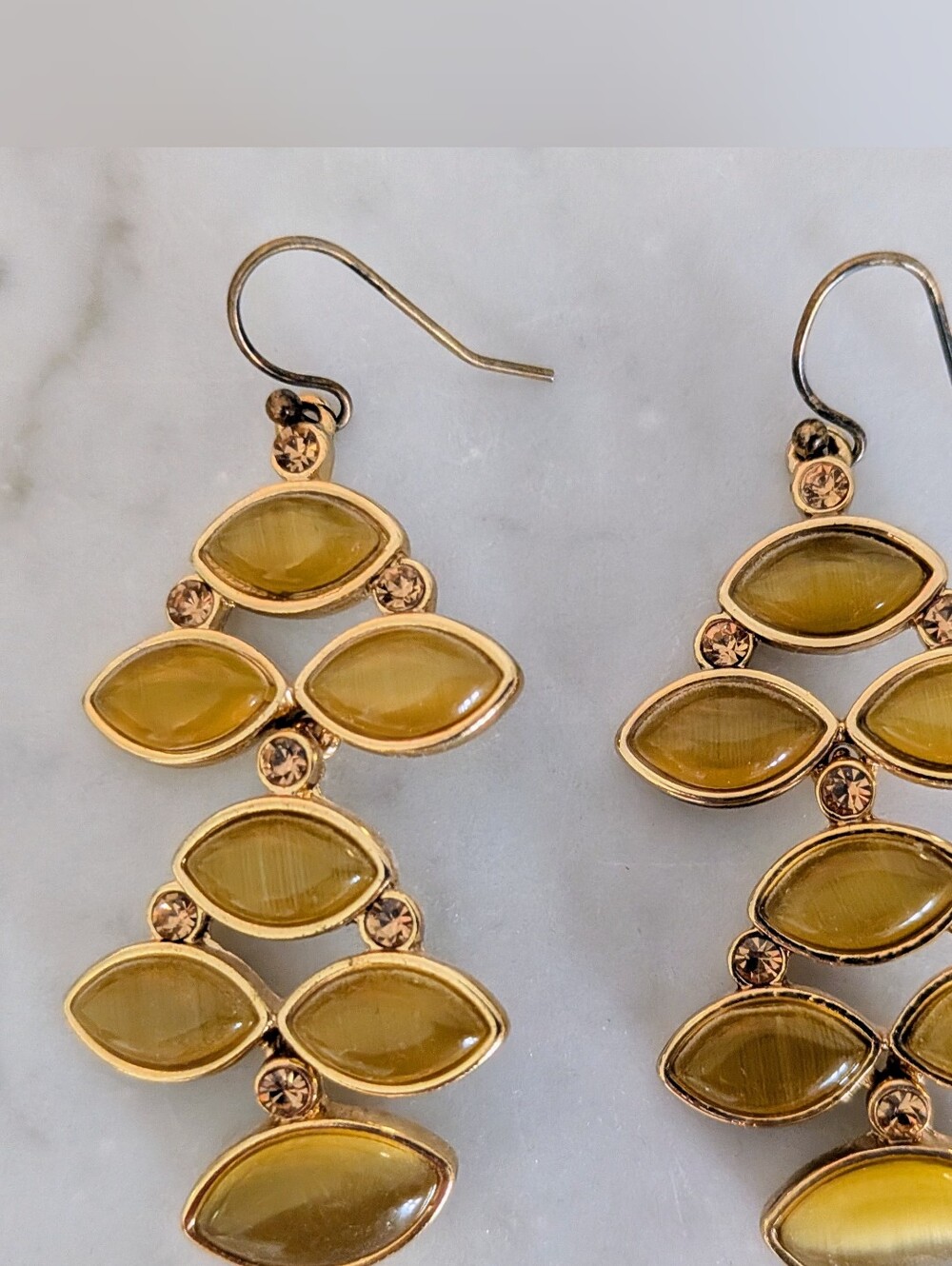 Vintage Banana Republic chandelier earrings